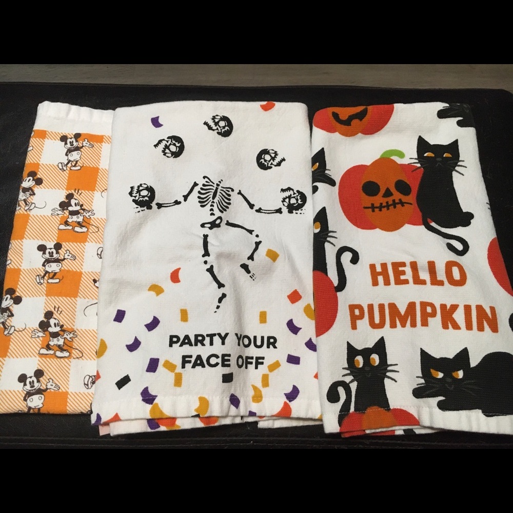 🎃 Halloween kitchen towel set 💀